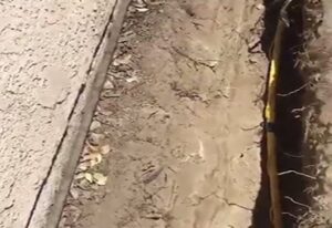 Gas Line Service Project